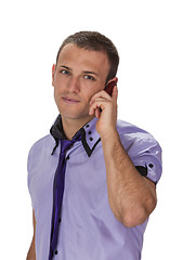 Image showing Man on the Phone