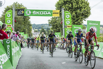 Image showing The Peloton - Tour de France 2017