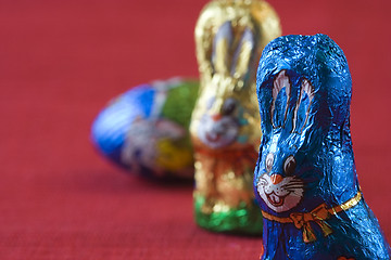 Image showing Easter rabbits