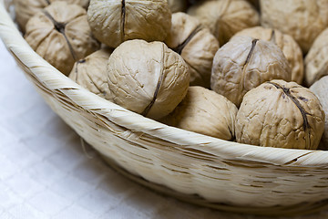 Image showing Walnuts in a basket