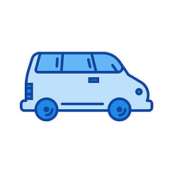 Image showing Van line icon.