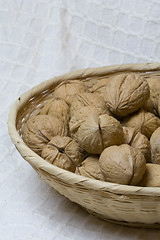 Image showing Walnuts in a basket