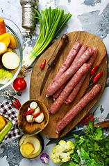 Image showing sausages