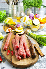 Image showing sausages