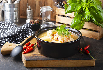 Image showing chicken soup