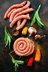 Image showing sausages