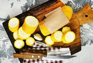 Image showing yellow zucchini