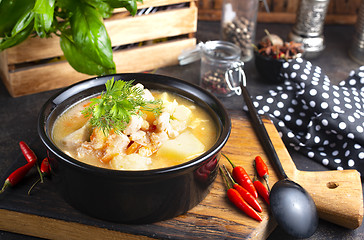 Image showing chicken soup