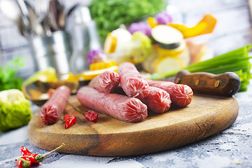 Image showing sausages