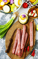 Image showing sausages