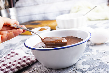 Image showing chocolate cream