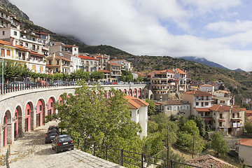 Image showing Scenic view of picturesque Arachova village in Greece