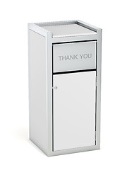 Image showing Waste container on white background