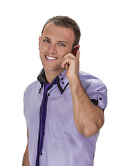 Image showing Man on the Phone