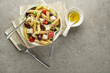 Image showing Pasta salad