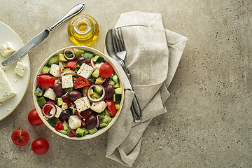 Image showing Greek salad