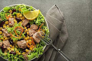 Image showing Salad tuna