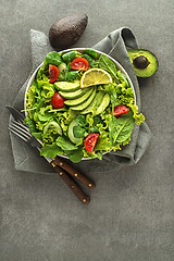 Image showing Salad avocado