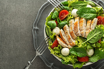 Image showing Salad chicken