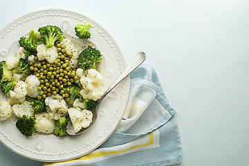 Image showing Salad cooked vegetable