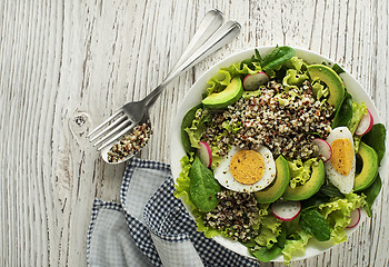 Image showing Salad quinoa