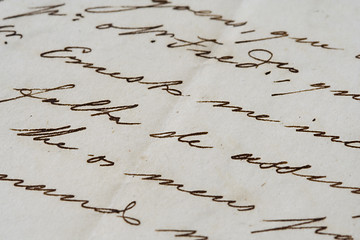 Image showing Ancient letter