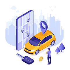 Image showing Car Sharing Service Concept