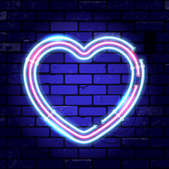 Image showing Valentines Day Neon Signboard