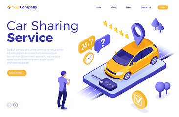 Image showing Car Sharing Service Concept