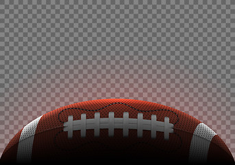 Image showing American Football Ball Banner