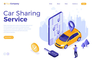 Image showing Car Sharing Service Concept