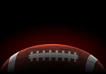 Image showing American Football Ball Banner