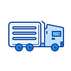 Image showing Refrigerator van line icon.