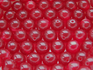 Image showing Red beads