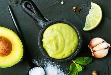 Image showing avocado sauce