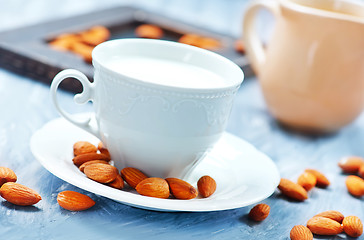 Image showing almond milk