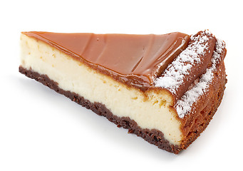 Image showing piece of cheesecake