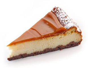 Image showing piece of cheesecake