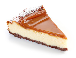 Image showing piece of cheesecake