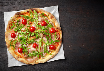 Image showing freshly baked pizza