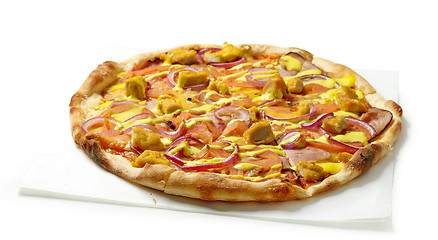 Image showing freshly baked pizza