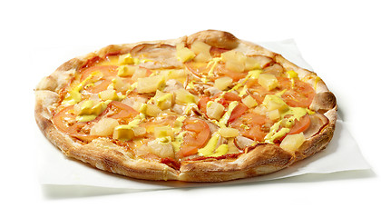 Image showing freshly baked pizza