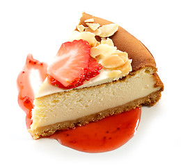 Image showing piece of cheesecake