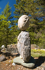 Image showing Stacked Rocks