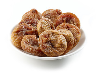 Image showing bowl of dried figs