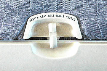 Image showing Fasten seat belt symbol.