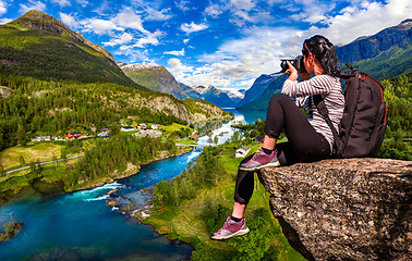 Image showing Nature photographer Norway