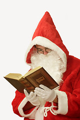 Image showing Santa with Bible