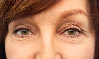 Image showing eyes of senior woman