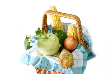 Image showing Vegetable in a basket